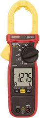 Amprobe - AMP-220, CAT III, Digital True RMS Clamp Meter with 1.378" Clamp On Jaws - 600 VAC/VDC, 600 AC/DC Amps, Measures Voltage, Capacitance, Current, microAmps, Resistance, Temperature - Exact Industrial Supply