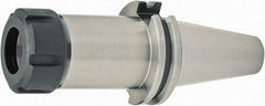Parlec - 6.22" Projection, CAT40 Dual Contact Taper, ER32 Collet Chuck - Through Coolant - Exact Industrial Supply