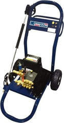 Value Collection - Electric, 20 Amp, 4 hp, 2,000 psi, 3 GPM, Cold Water Pressure Washer - General Triplex Ceramic Plunger, 50' x 3/8" Hose, 220 Max Volts - Exact Industrial Supply