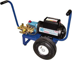 Value Collection - Electric, 20 Amp, 4 hp, 2,000 psi, 3 GPM, Cold Water Pressure Washer - General Triplex Ceramic Plunger, 25' x 3/8" Hose, 220 Max Volts - Exact Industrial Supply