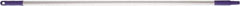 Vikan - 52 x 1" Aluminum Squeegee Handle - European Threaded Connection, Purple - Exact Industrial Supply