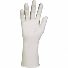 Disposable Gloves: Size Small, 6.3 mil, Nitrile White, 12″ Length