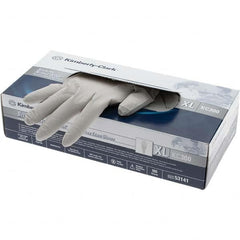 Disposable Gloves: Size X-Large, 3.5 mil, Nitrile Gray, 12″ Length