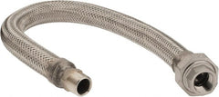 30″ OAL, 3/4″ ID, 600 Max psi, Flexible Metal Hose Assembly 3/4″ Fitting, Stainless Steel Fitting, Stainless Steel Hose
