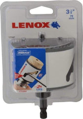 Lenox - 3-1/8" Diam, 1-1/2" Cutting Depth, Hole Saw - Bi-Metal Saw, Toothed Edge - Exact Industrial Supply