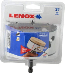 Lenox - 3-7/8" Diam, 1-1/2" Cutting Depth, Hole Saw - Bi-Metal Saw, Toothed Edge - Exact Industrial Supply