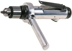 Ingersoll-Rand - 3/8" Keyed Chuck - Inline Handle, 1,000 RPM, 15 CFM, 0.4 hp, 90 psi - Exact Industrial Supply