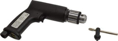 Ingersoll-Rand - 3/8" Keyed Chuck - Pistol Grip Handle, 3,800 RPM, 19 CFM, 0.5 hp, 90 psi - Exact Industrial Supply