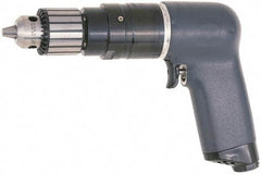 Ingersoll-Rand - 3/8" Keyed Chuck - Pistol Grip Handle, 1,400 RPM, 25 CFM, 0.75 hp, 90 psi - Exact Industrial Supply