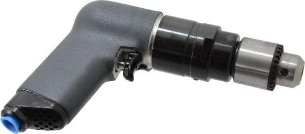 Ingersoll-Rand - 3/8" Keyed Chuck - Pistol Grip Handle, 3,200 RPM, 25 CFM, 0.75 hp, 90 psi - Exact Industrial Supply