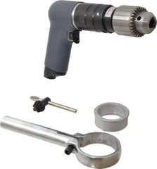 Ingersoll-Rand - 1/2" Keyed Chuck - Pistol Grip Handle, 600 RPM, 25 CFM, 0.75 hp, 90 psi - Exact Industrial Supply