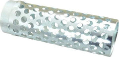 Dixon Valve & Coupling - 1-1/2" Hose, Round Hole-Long Body Strainer - Plated Steel - Exact Industrial Supply