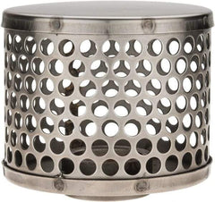 Dixon Valve & Coupling - 1-1/2" Hose, Round Hole Strainer - Stainless Steel - Exact Industrial Supply