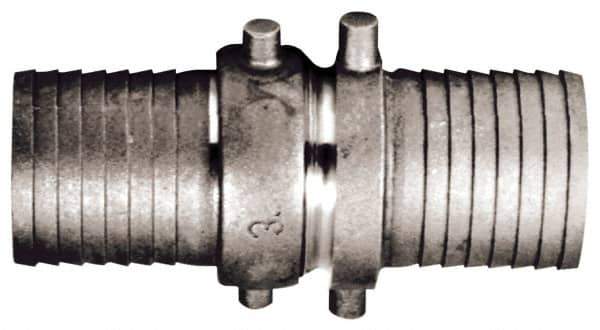 Dixon Valve & Coupling - 2-1/2" Brass Suction Complete Coupling - Short Shank - Exact Industrial Supply
