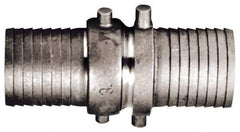 Dixon Valve & Coupling - 4" Aluminum/Brass Suction Complete Coupling - Short Shank - Exact Industrial Supply