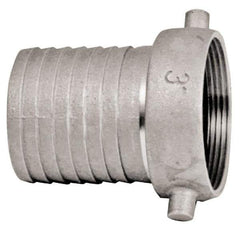 Dixon Valve & Coupling - 3" Brass Suction Female Coupling - Short Shank - Exact Industrial Supply