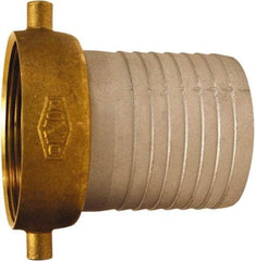 Dixon Valve & Coupling - 4" Aluminum/Brass Suction Female Coupling - Short Shank - Exact Industrial Supply