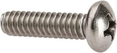 Value Collection - #10-24 UNC, 3/4" Length Under Head Phillips Drive Machine Screw - Pan Head, Grade 316 Stainless Steel, Uncoated, Without Washer - Exact Industrial Supply