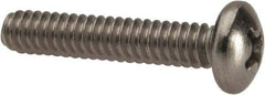 Value Collection - #10-24 UNC, 1" Length Under Head Phillips Drive Machine Screw - Pan Head, Grade 316 Stainless Steel, Uncoated, Without Washer - Exact Industrial Supply