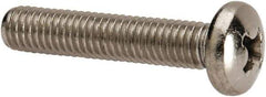 Value Collection - #10-32 UNF, 1" Length Under Head Phillips Drive Machine Screw - Pan Head, Grade 316 Stainless Steel, Uncoated, Without Washer - Exact Industrial Supply