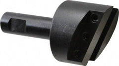 Made in USA - 1-3/8" Head, 1/2" Shank Diam, 1 Bit Per Cutter, 5/16" Tool Bit, Fly Cutter - Straight Shank - Exact Industrial Supply