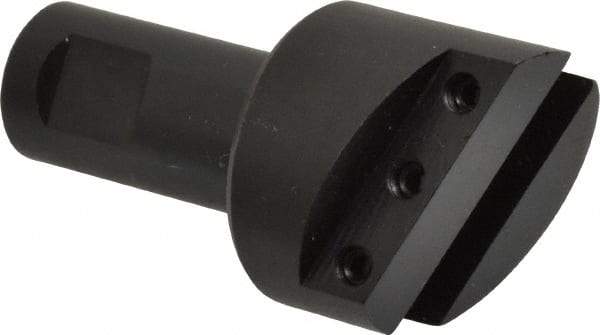 Made in USA - 1-3/8" Head, 3/4" Shank Diam, 1 Bit Per Cutter, 5/16" Tool Bit, Fly Cutter - Straight Shank - Exact Industrial Supply