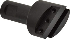 Made in USA - 1-3/8" Head, 3/4" Shank Diam, 1 Bit Per Cutter, 5/16" Tool Bit, Fly Cutter - Straight Shank - Exact Industrial Supply