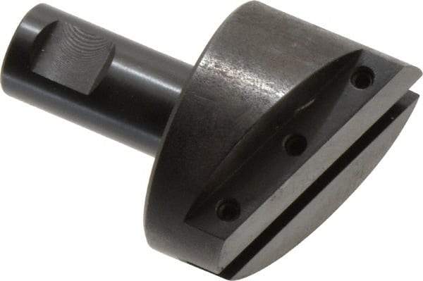 Made in USA - 2" Head, 3/4" Shank Diam, 1 Bit Per Cutter, 5/16" Tool Bit, Fly Cutter - Straight Shank - Exact Industrial Supply