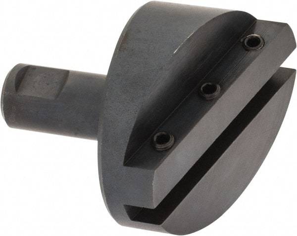 Made in USA - 2-1/2" Head, 3/4" Shank Diam, 1 Bit Per Cutter, 5/16" Tool Bit, Fly Cutter - Straight Shank - Exact Industrial Supply