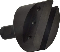 Made in USA - 2-1/2" Head, 3/4" Shank Diam, 1 Bit Per Cutter, 1/2" Tool Bit, Fly Cutter - Straight Shank - Exact Industrial Supply