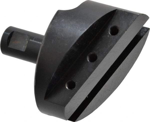 Made in USA - 3" Head, 3/4" Shank Diam, 1 Bit Per Cutter, 1/2" Tool Bit, Fly Cutter - Straight Shank - Exact Industrial Supply