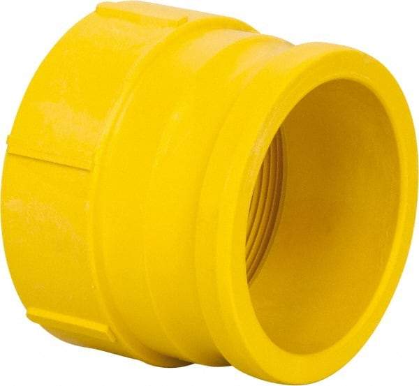 NewAge Industries - 4" Nylon Cam & Groove Suction & Discharge Hose Male Adapter Female NPT Thread - Part A, 4" Thread, 75 Max psi - Exact Industrial Supply