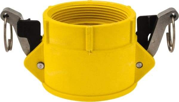 NewAge Industries - 3" Nylon Cam & Groove Suction & Discharge Hose Female Coupler Female NPT Thread - Part D, 3" Thread, 125 Max psi - Exact Industrial Supply