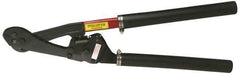 H.K. Porter - 28" OAL, 1/2" Capacity, Guy Strand Cutter - Angled Tip Head, Rubber Handle - Exact Industrial Supply