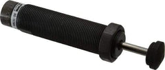 Parker - M25X1.5 Thread, 1/4 Rod Diam, 1 Stroke Length, Male Button Shock - 0.88 Shock Outside Diam, 5.62 OAL - Exact Industrial Supply