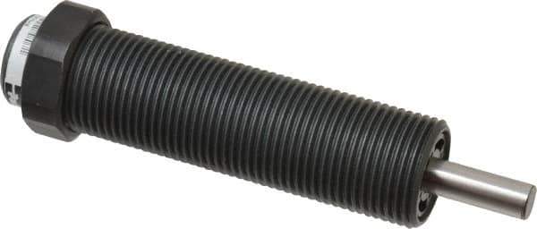 Parker - M20x1.5 Thread, 1/4 Rod Diam, 1/2 Stroke Length, Male Button Shock - 0.66 Shock Outside Diam, 3.81 OAL - Exact Industrial Supply