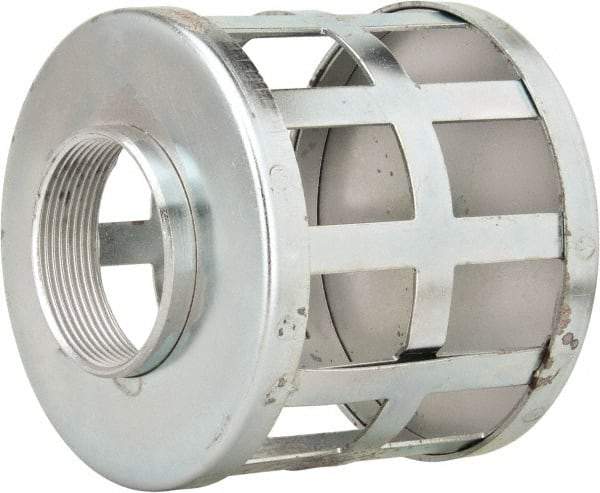 Kuriyama of America - 2" Hose, Square Hole Strainer - Plated Steel - Exact Industrial Supply