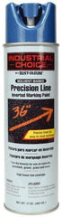 Rust-Oleum - 17 fl oz Blue Marking Paint - 600' to 700' Coverage at 1" Wide, Solvent-Based Formula - Exact Industrial Supply