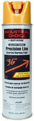 Rust-Oleum - 17 fl oz Yellow Marking Paint - 600' to 700' Coverage at 1" Wide, Solvent-Based Formula - Exact Industrial Supply