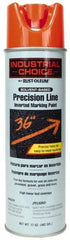 Rust-Oleum - 17 fl oz Red Marking Paint - 600' to 700' Coverage at 1" Wide, Solvent-Based Formula - Exact Industrial Supply