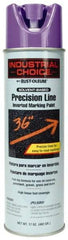 Rust-Oleum - 17 fl oz Purple Marking Paint - 600' to 700' Coverage at 1" Wide, Solvent-Based Formula - Exact Industrial Supply