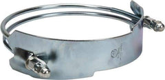 Kuriyama of America - 8" Hose, Spiral Double Bolt Hose Clamp - Plated Steel - Exact Industrial Supply