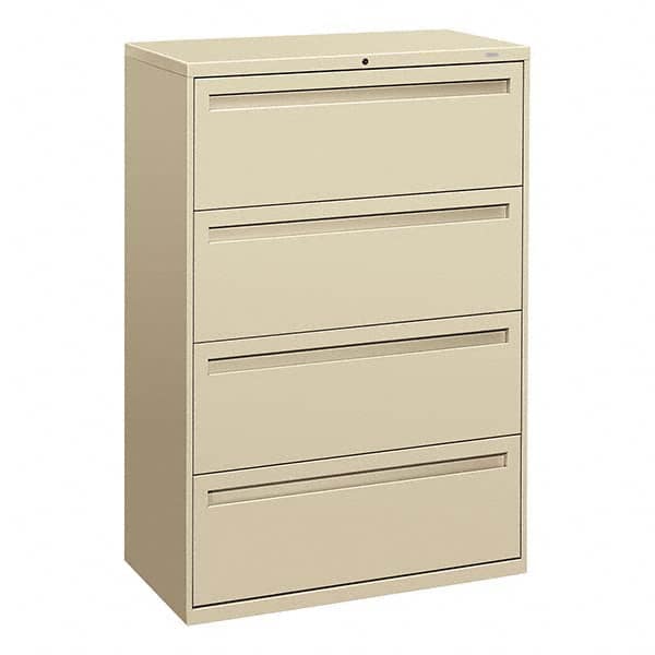 Hon - File Cabinets & Accessories Type: Lateral Files Number of Drawers: 4 - Exact Industrial Supply