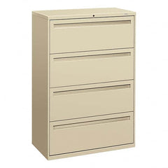 Hon - File Cabinets & Accessories Type: Lateral Files Number of Drawers: 4 - Exact Industrial Supply