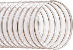 Hi-Tech Duravent - 2-1/4" ID, 50' Long, PVC Blower & Duct Hose - Clear, 3.1" Bend Radius, 15 In/Hg, 15 Max psi, -20 to 180°F, Abrasion and Chemical Resistant - Exact Industrial Supply