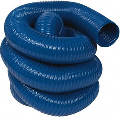 Hi-Tech Duravent - 5" ID, 25' Long, PVC Blower & Duct Hose - Blue, 6-3/4" Bend Radius, 14 In/Hg, 10 Max psi, -20 to 180°F, Abrasion and Chemical Resistant - Exact Industrial Supply