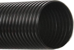 Hi-Tech Duravent - 3" ID, 50' Long, Polyethylene Blower & Duct Hose - Black, 5-1/4" Bend Radius, 5 In/Hg, 8 Max psi, -30 to 160°F, UV Resistant - Exact Industrial Supply