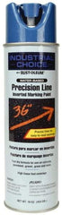Rust-Oleum - 17 fl oz Blue Marking Paint - 600' to 700' Coverage at 1" Wide, Water-Based Formula - Exact Industrial Supply