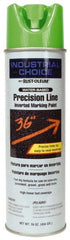 Rust-Oleum - 17 fl oz Green Marking Paint - 600' to 700' Coverage at 1" Wide, Water-Based Formula - Exact Industrial Supply