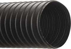 Hi-Tech Duravent - 14" ID, 25' Long, Neoprene Coated Polyester Blower & Duct Hose - Black, 15-1/2" Bend Radius, 9 In/Hg, 20 Max psi, -40 to 250°F, Chemical and Abrasion Resistant - Exact Industrial Supply